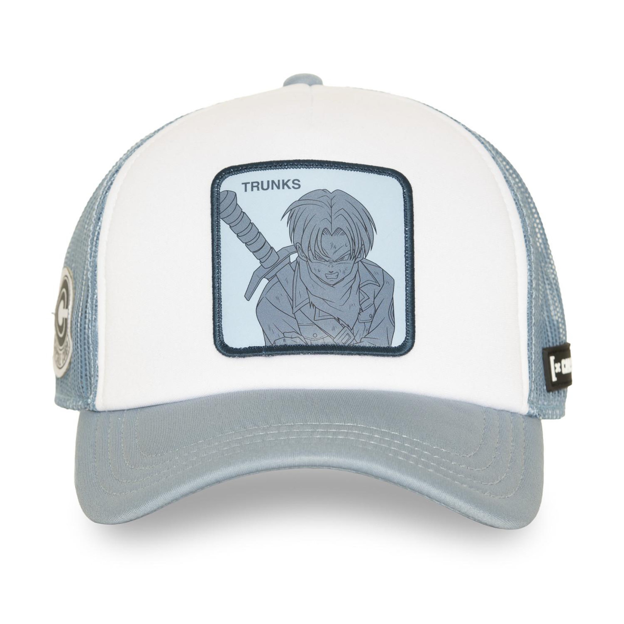 Voir la diapositive 2 : CAPSLAB Casquette  trucker avec filet et patch Dragon Ball Super Future Trunk