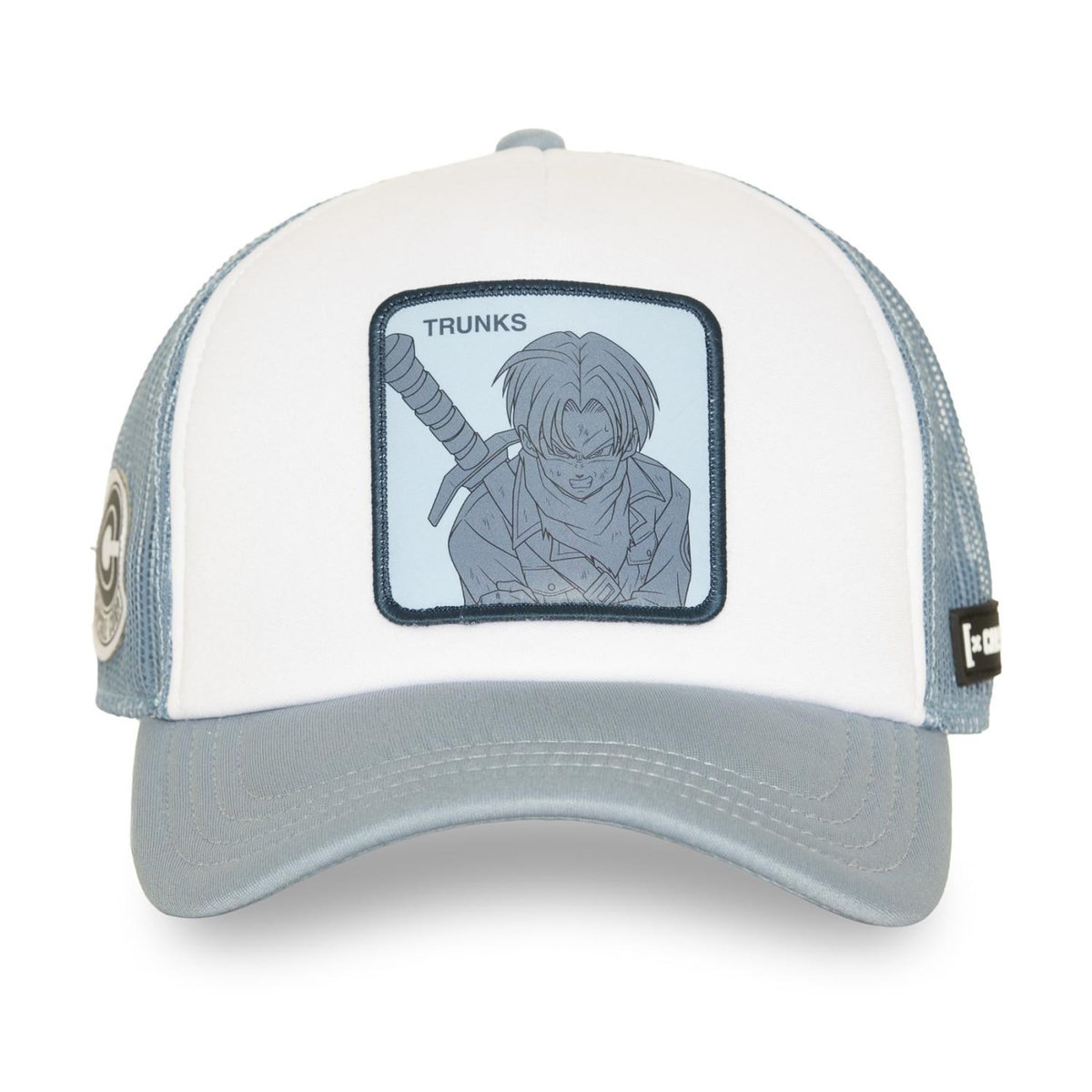 CAPSLAB Casquette  trucker avec filet et patch Dragon Ball Super Future Trunk