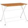 Voir la diapositive 2 : VIDAXL Table de bistro pliante 100x54x71cm Bois acacia solide et acier