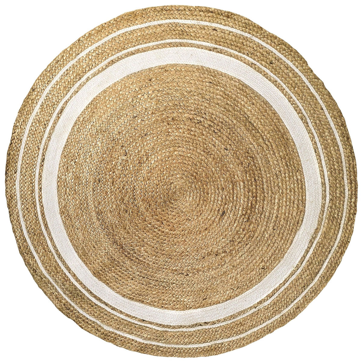 Rendez vous déco Tapis rond ∅120cm en jute-Blush