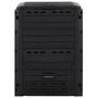 Voir la diapositive 2 : VIDAXL Composteur de jardin Noir 280 L Polypropylene