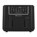 CONTINENTAL EDISON Friteuse a Air Sans huile CONTINENTAL EDISON - RFRSH24002CB - 9 L - Double bacs - 2400W - Noir