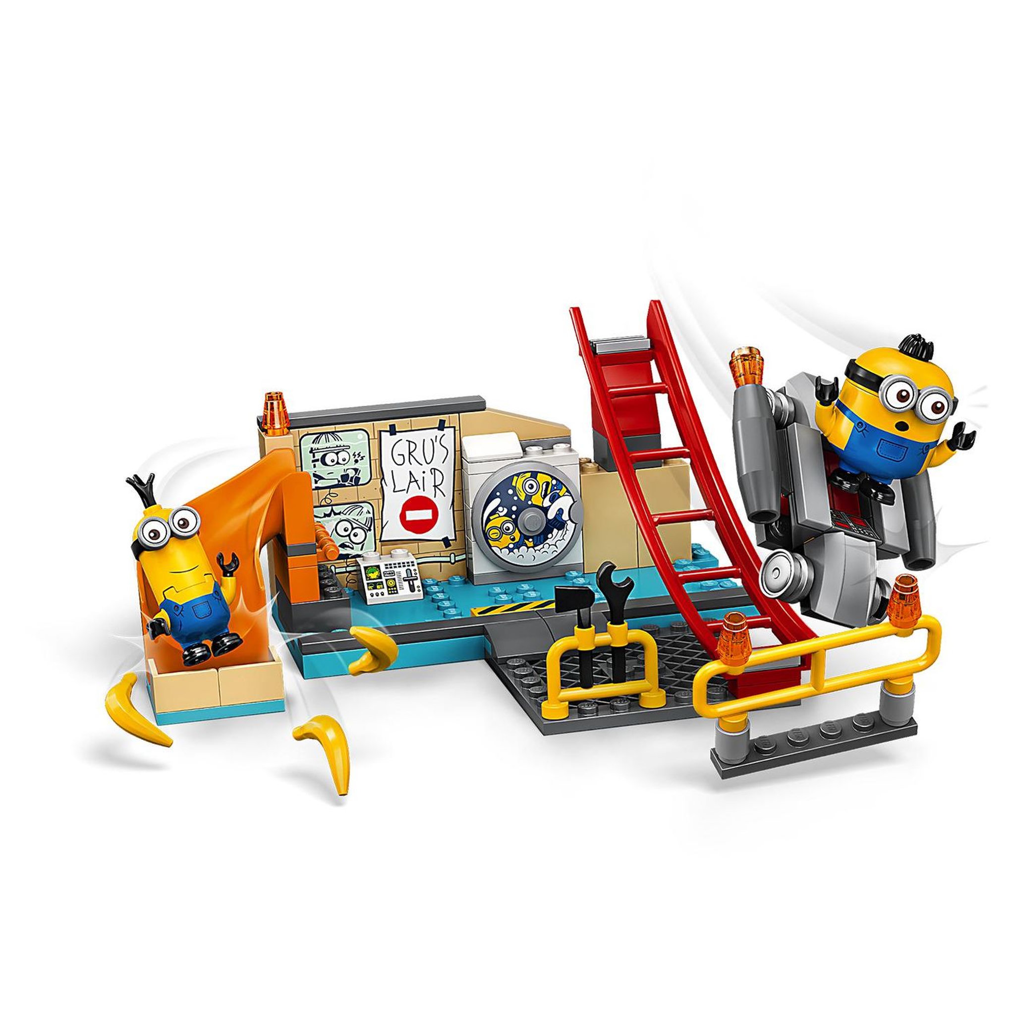Voir la diapositive 3 : LEGO Minions 75546 Minions dans le laboratoire de Gru