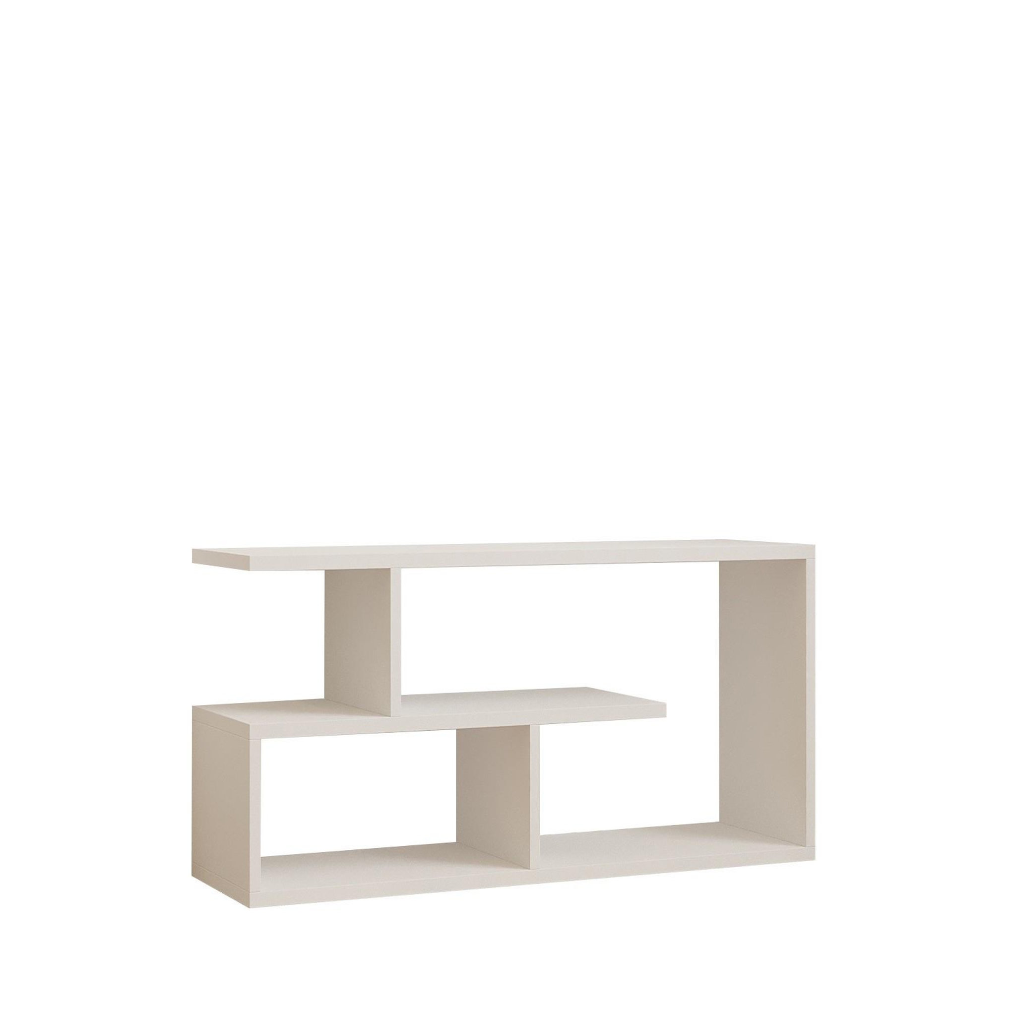 Habitat et Jardin Meuble tv en bois  cafu  - 100 x 29 x 40 cm - blanc