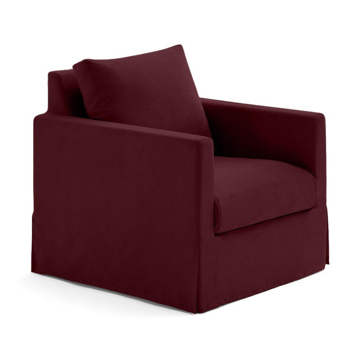 LISA DESIGN Serena - fauteuil déhoussable en tissu