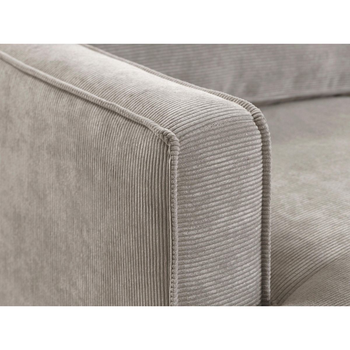 LISA DESIGN Jake - canapé d'angle droit - convertible - 5 places - en velours côtelé