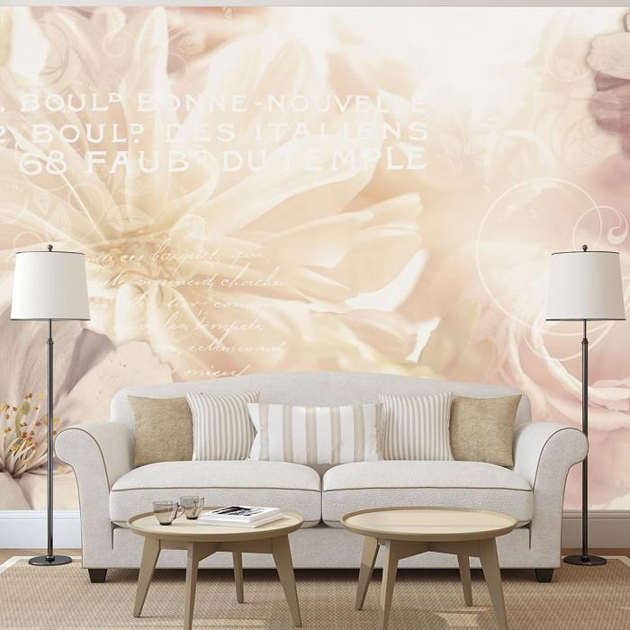 Paris Prix Papier Peint  Kiss of Gentleness. Coloris disponibles : Multicolore