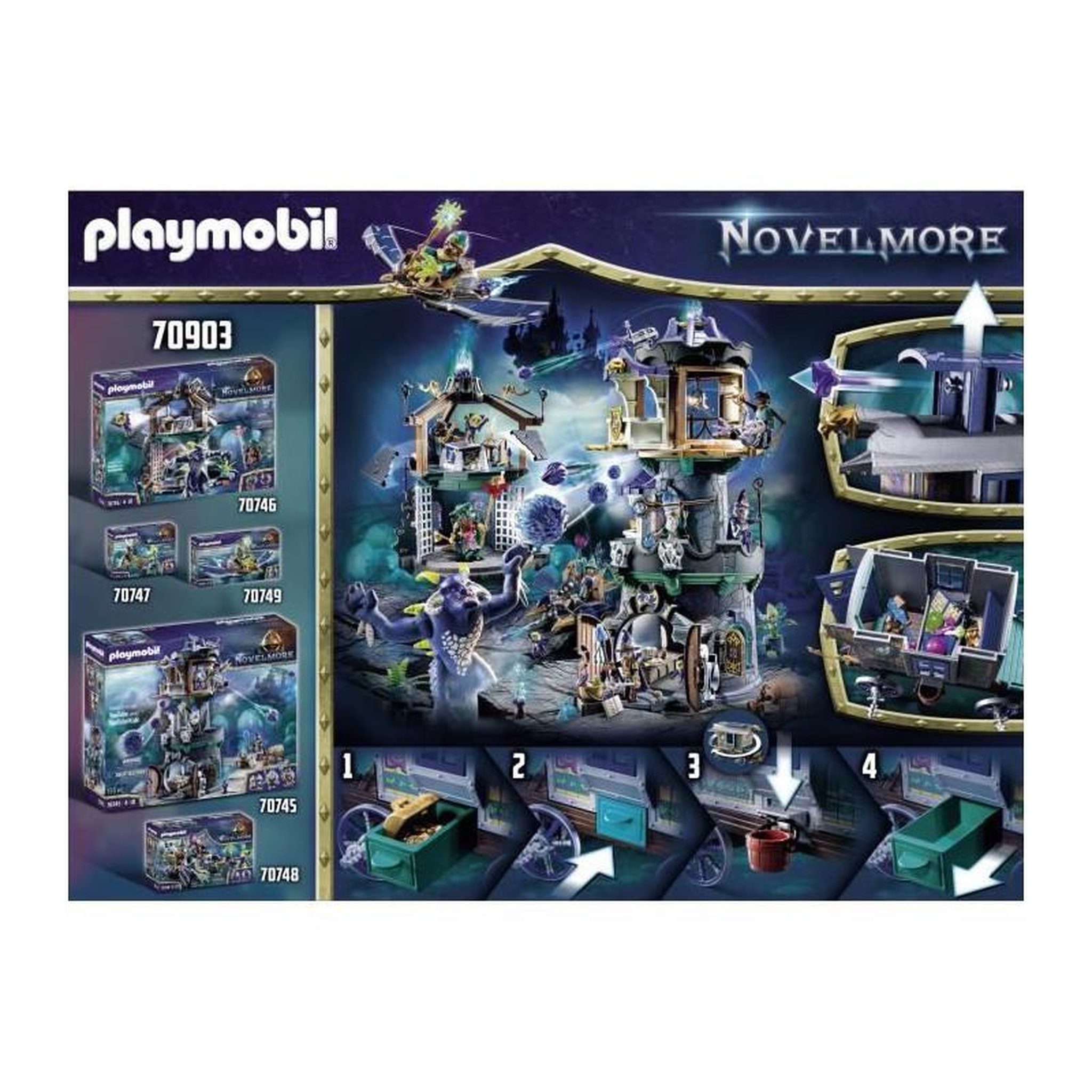 Voir la diapositive 3 : PLAYMOBIL PLAYMOBIL - 70903 - Violet Vale - Marchand et chariot