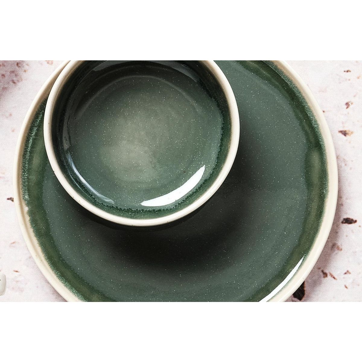 BJORN Service Complet OXYGEN - 42 pièces - Vert de gris