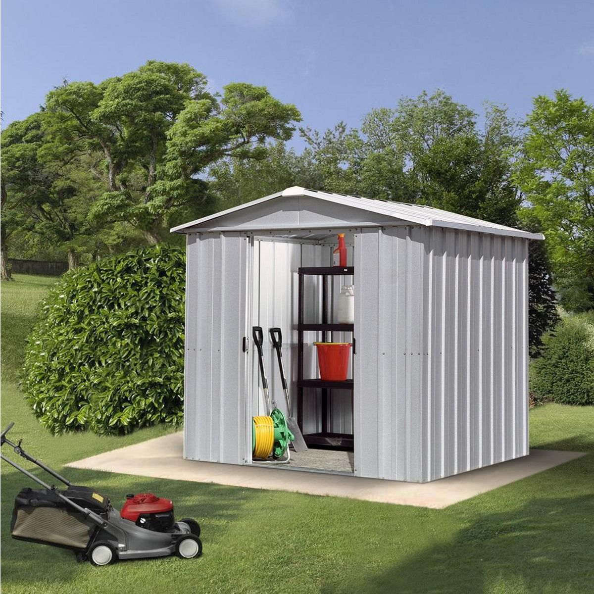 Yardmaster Abri de jardin métal - 2,2m² - YARDMASTER