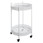 Paris Prix Desserte de Cuisine Ronde  Ulika  74cm Blanc