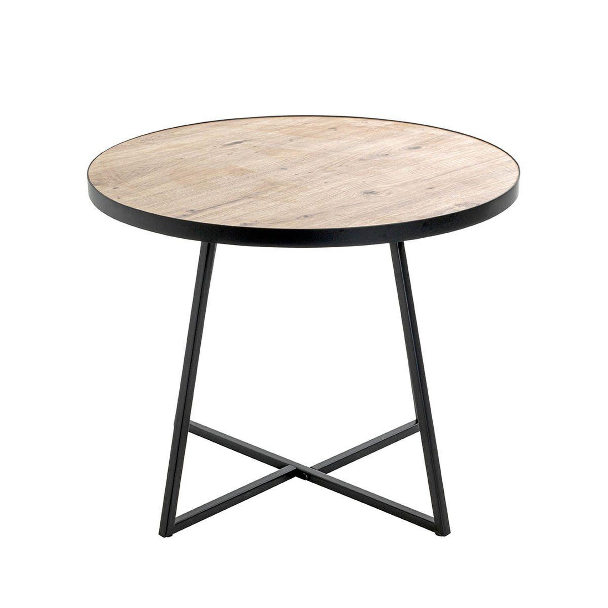 Voir la diapositive 2 : Paris Prix Table basse  miranda  60cm chêne & noir