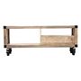 Voir la diapositive 3 : ATMOSPHERA Meuble TV 1 Tiroir en Bois  Silas  140cm Beige