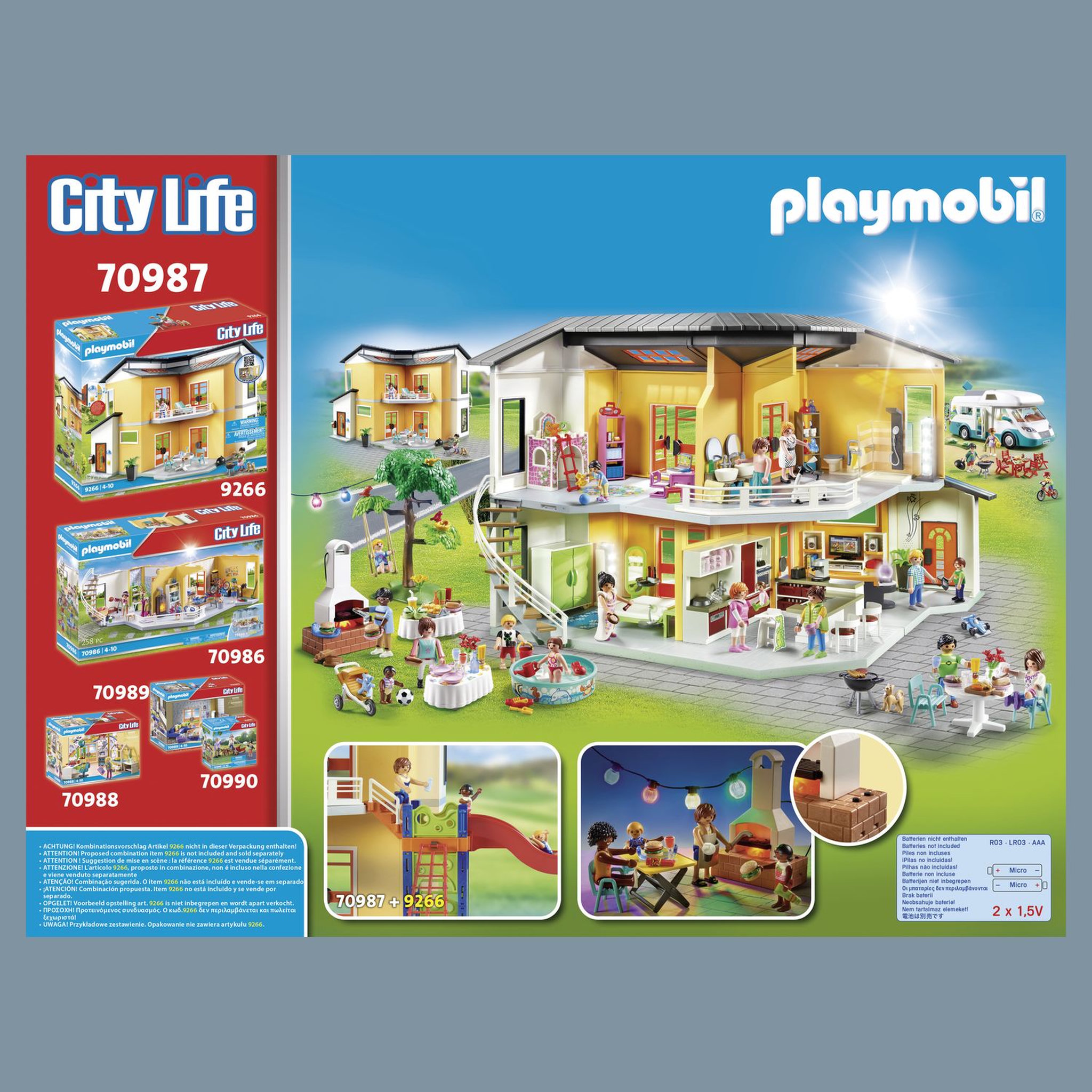 Voir la diapositive 5 : PLAYMOBIL 70987 - Espace détente avec piscine
