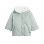Petit Béguin Manteau enfant imperméable doublé sherpa Holamuchacha. Coloris disponibles : Vert