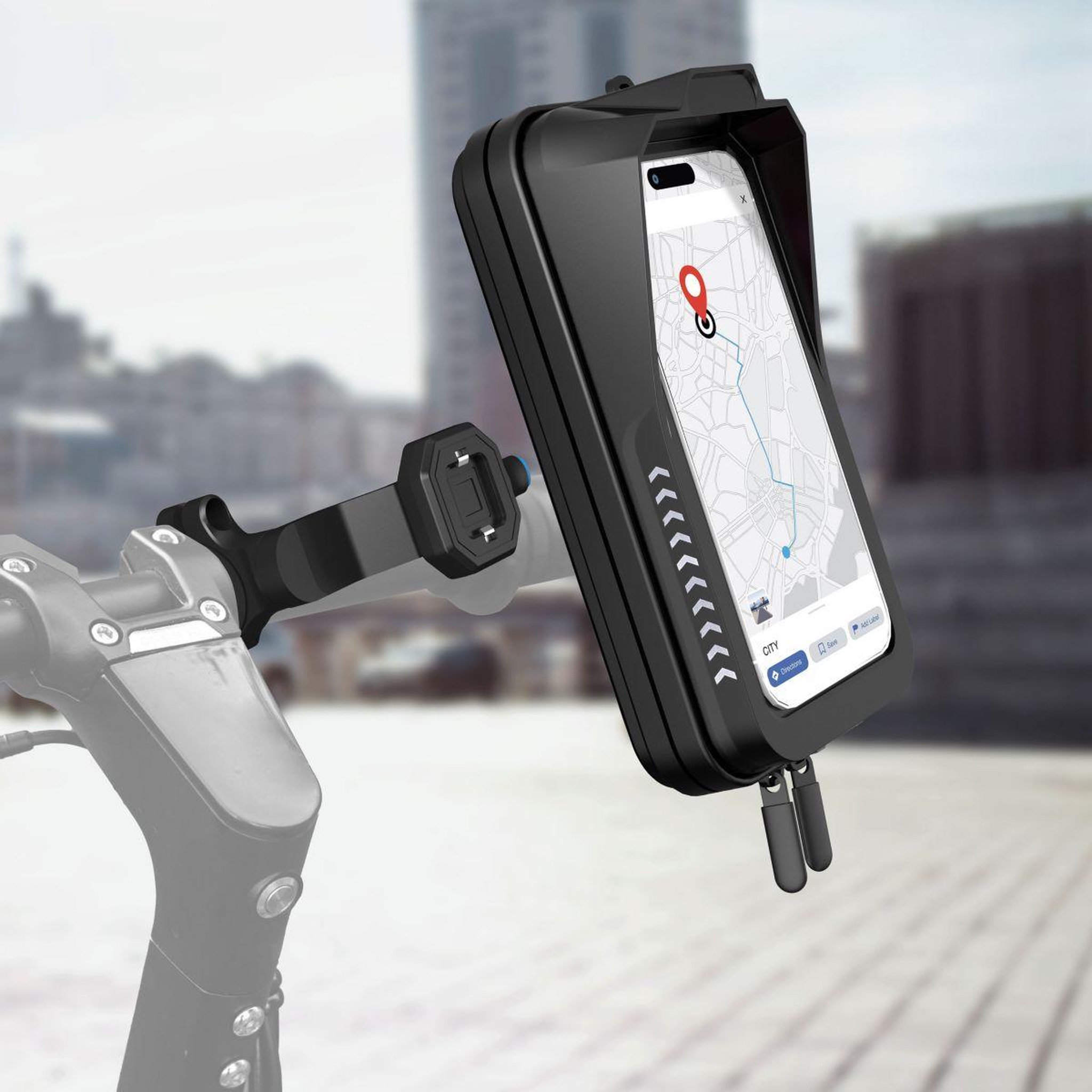 Voir la diapositive 3 : TNB Support smartphone en coque rigide avec Quick Lock