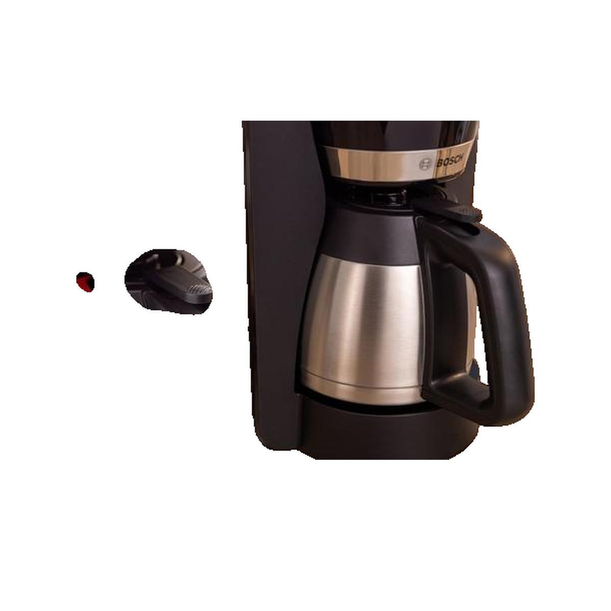 Voir la diapositive 3 : BOSCH Cafetière Bosch TKA 5M253 Thermo inox