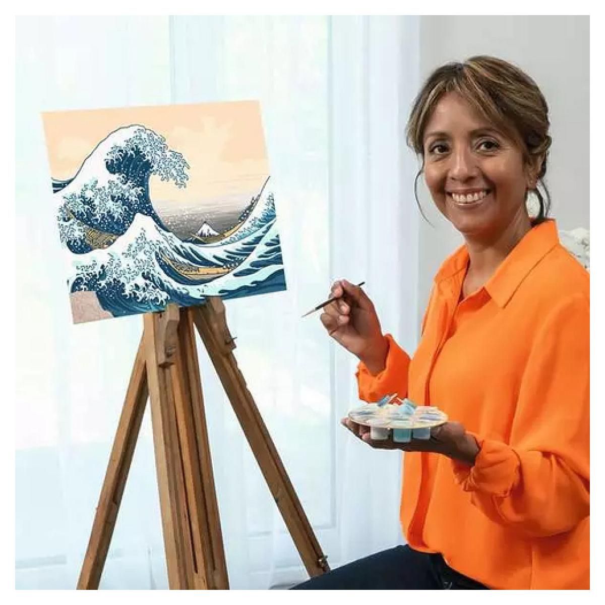 RAVENSBURGER Peinture au numero 30x40cm - La vague