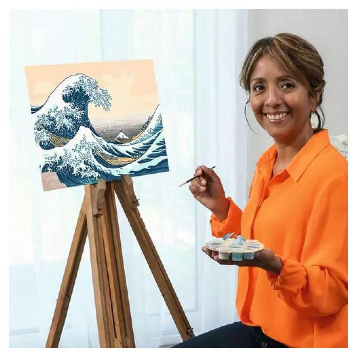 RAVENSBURGER Peinture au numero 30x40cm - La vague