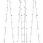 Voir la diapositive 6 : VIDAXL Lampes solaires 5 pcs 5x200 LED Blanc chaud Intérieur Extérieur