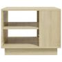 Voir la diapositive 5 : VIDAXL Table basse chêne sonoma 55x55x43 cm bois d ingénierie