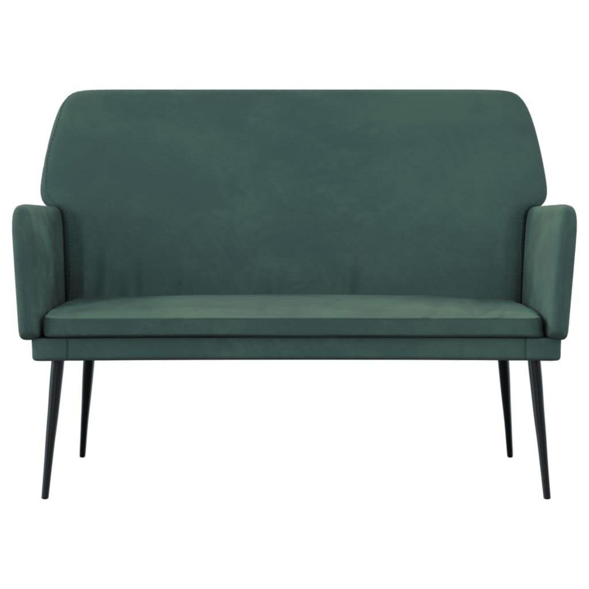 VIDAXL Banc Vert fonce 108x79x79 cm Velours