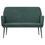 Voir la diapositive 3 : VIDAXL Banc Vert fonce 108x79x79 cm Velours