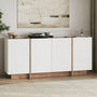 Voir la diapositive 2 : Habitat et Jardin Buffet en bois  Dorma  - 180 x 45 x 80 cm - Blanc / Pin Atlantique
