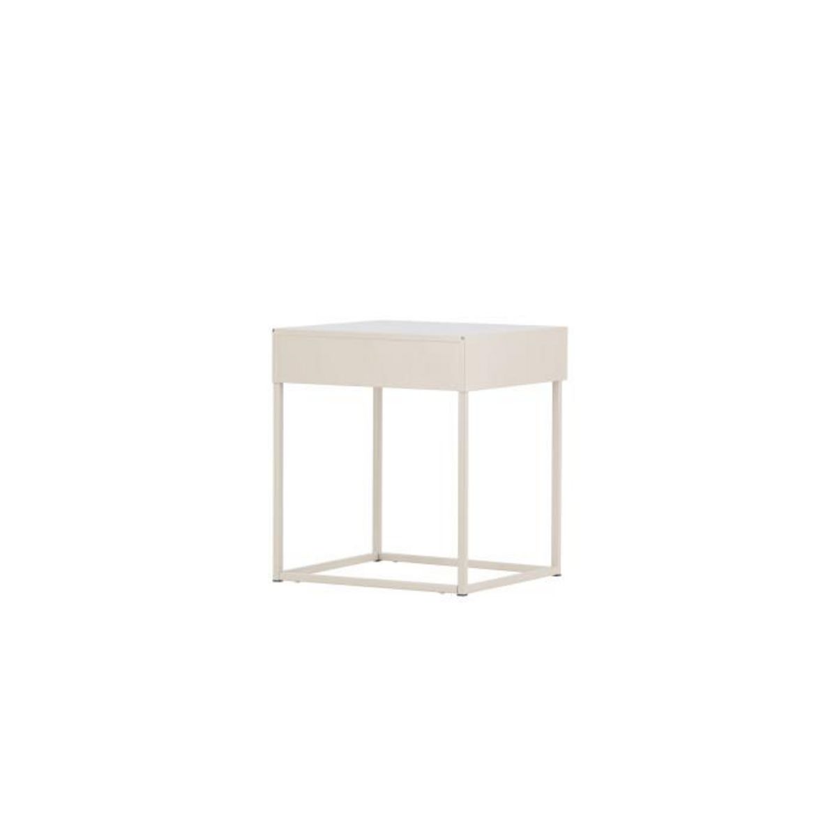Paris Prix Table de Chevet 1 Tiroir  Bakal  50cm Beige