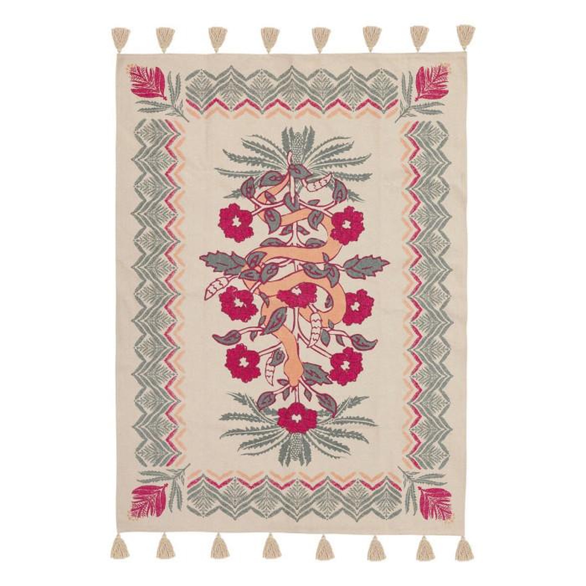 Voir la diapositive 1 : ATMOSPHERA Tapis Déco Imprimé  Wild Romance  120x170cm Multicolore