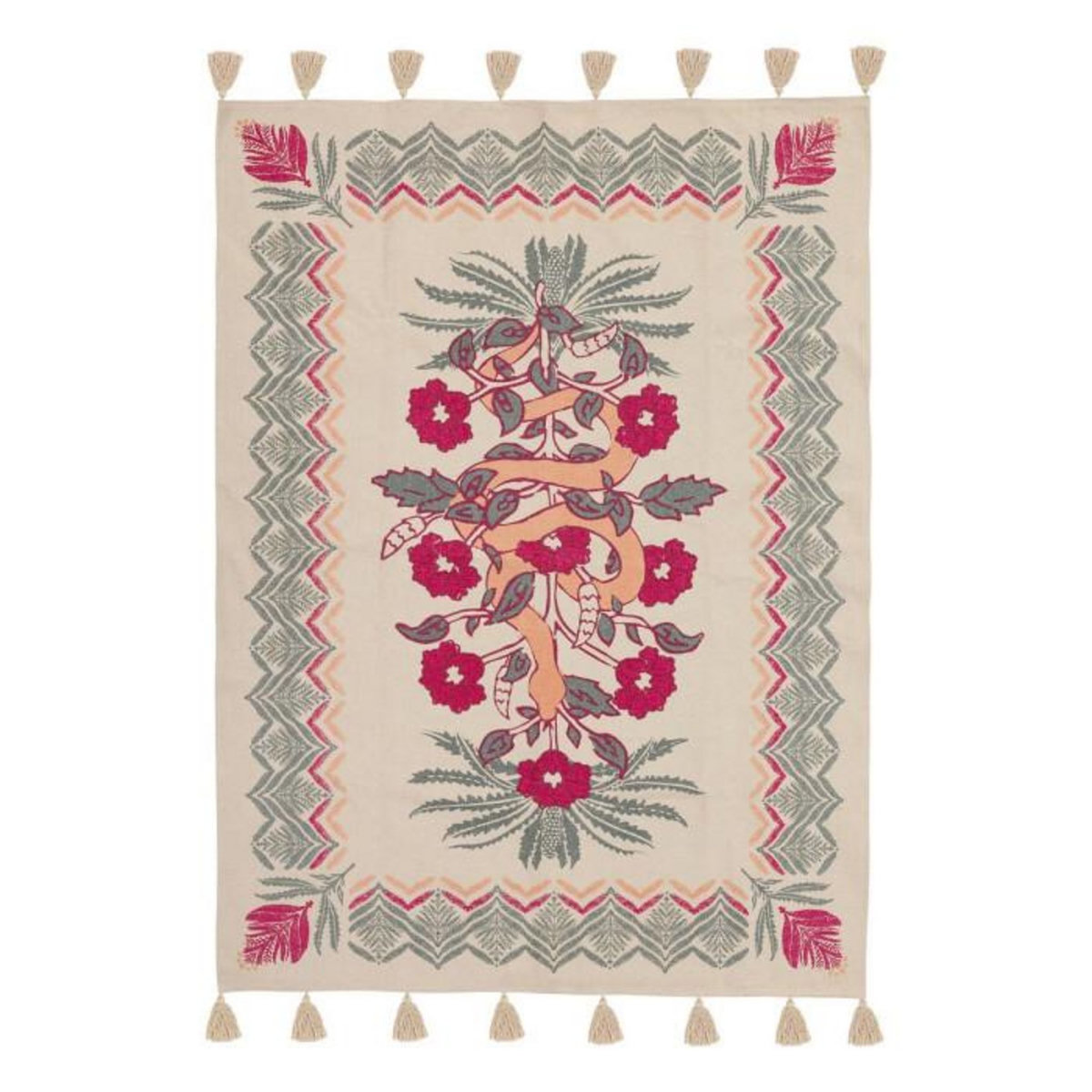 ATMOSPHERA Tapis Déco Imprimé  Wild Romance  120x170cm Multicolore