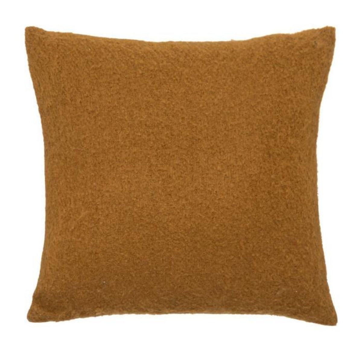 ATMOSPHERA Coussin Déco Effet Mohair  Kodi  45x45cm Ocre