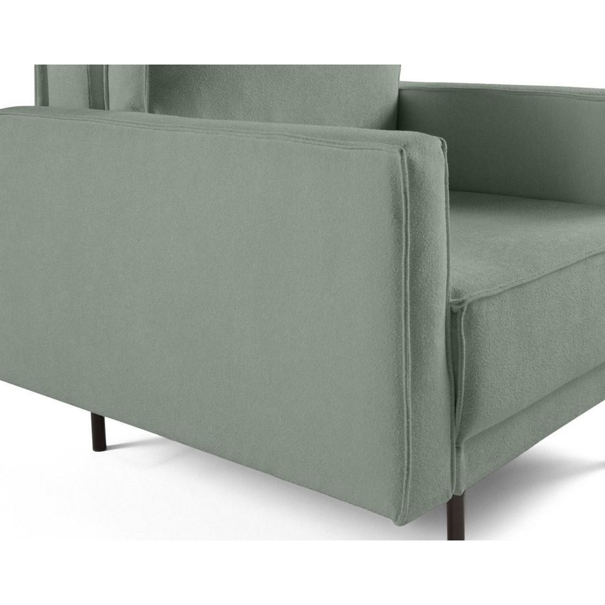 LISA DESIGN Charlie - fauteuil - pieds hauts - en tissu