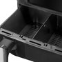Voir la diapositive 5 : INTEC Friteuse sans huile Air fryer 10 Litres 2 Bacs 2400W Friteuse à air chaud sans PFAS