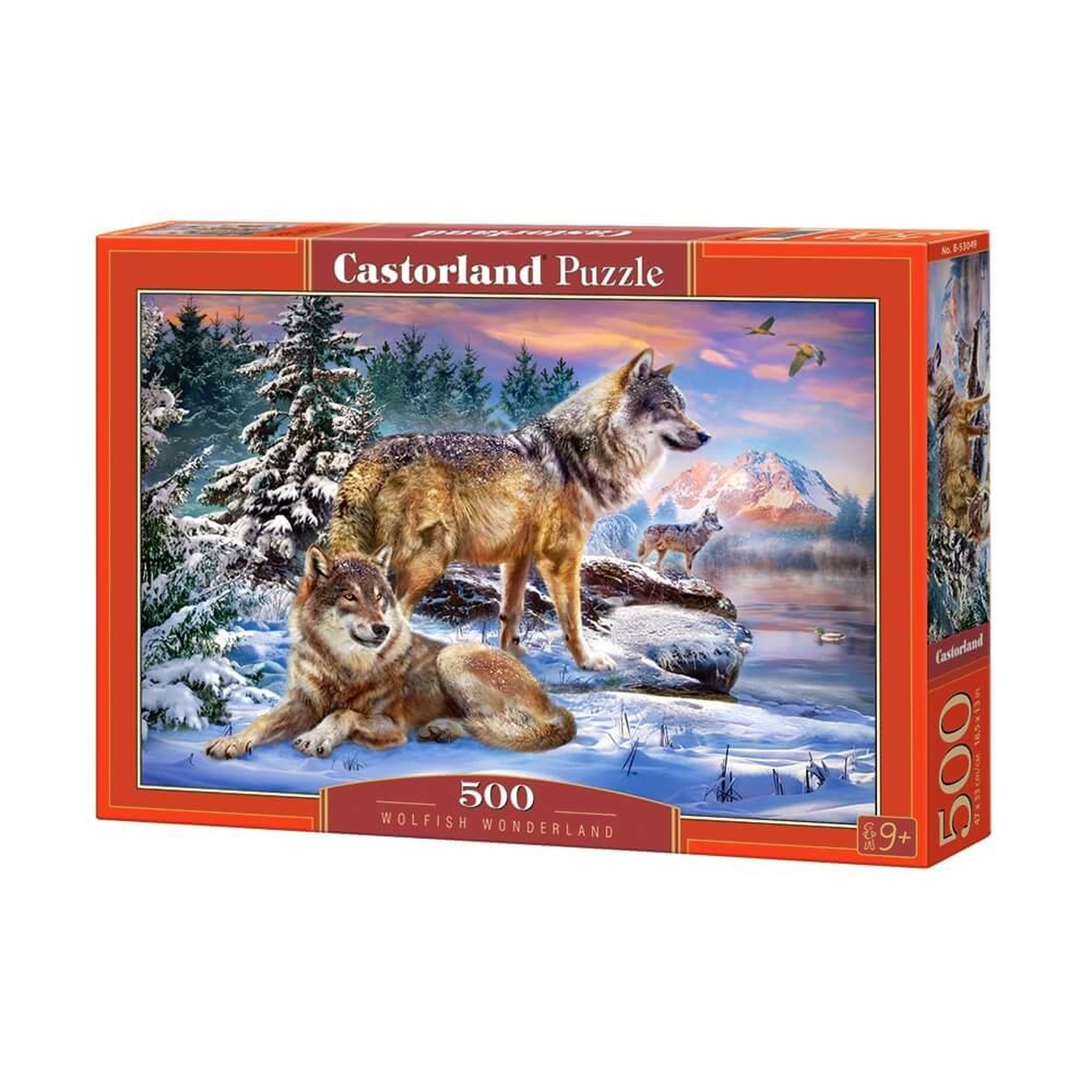 Voir la diapositive 2 : Castorland Puzzle 500 pièces : wolfish wonderland