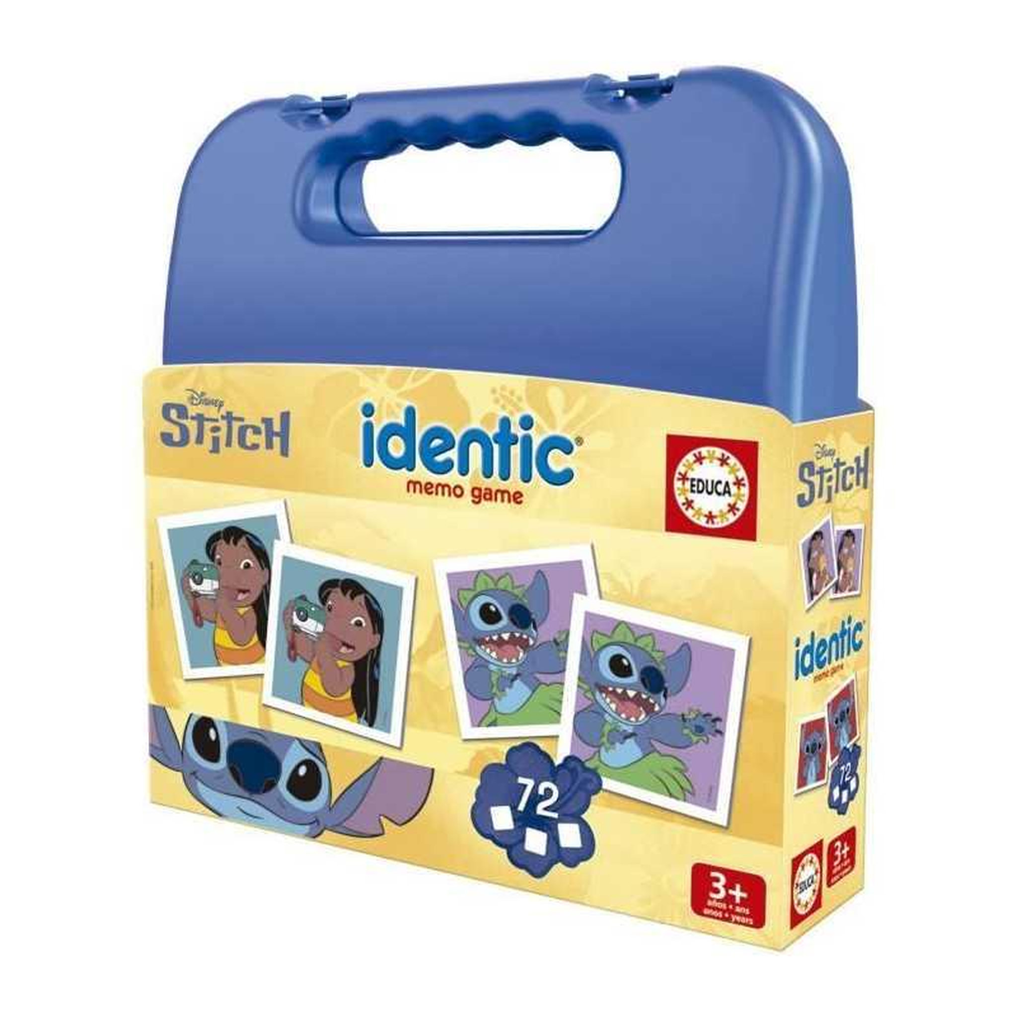 EDUCA Identic Stitch - Jeu de mémoire - EDUCA - 72 cartes, développe mémoire et attention - Des 3 ans