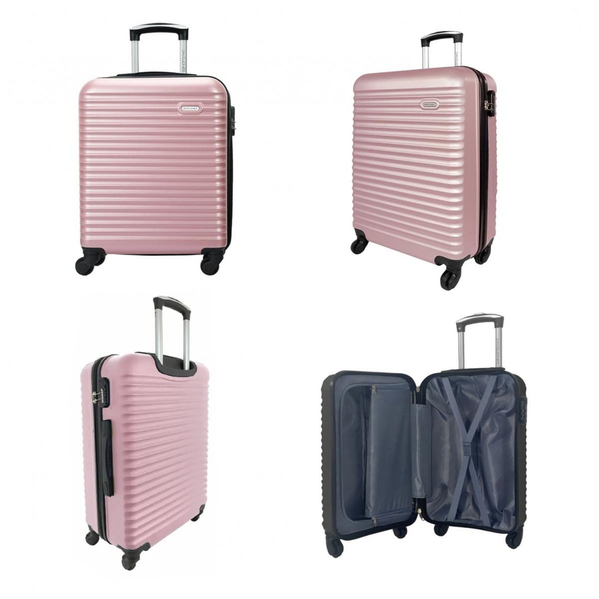 David Jones Lot 3 valises rigides dont 1 valise cabine