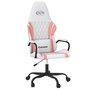 Voir la diapositive 2 : VIDAXL Chaise de jeu Blanc et rose Similicuir