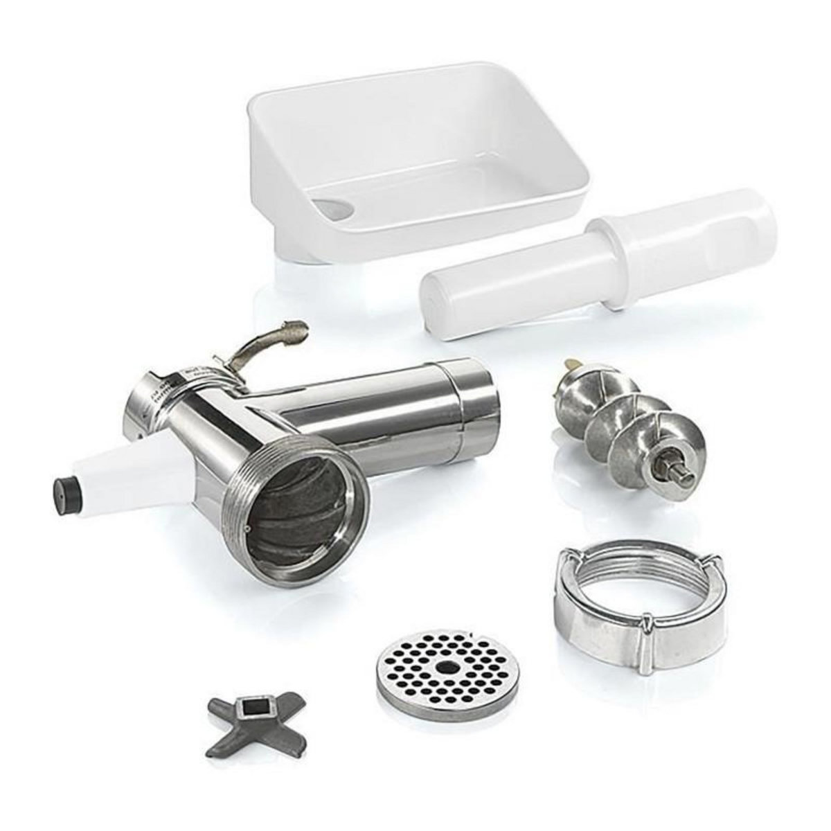 BOSCH Accessoire hachoir a viande - BOSCH - MUZS2FWW - Blanc - Acier satin
