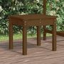 Voir la diapositive 1 : VIDAXL Banc de jardin marron miel 50x44x45 cm bois de pin massif