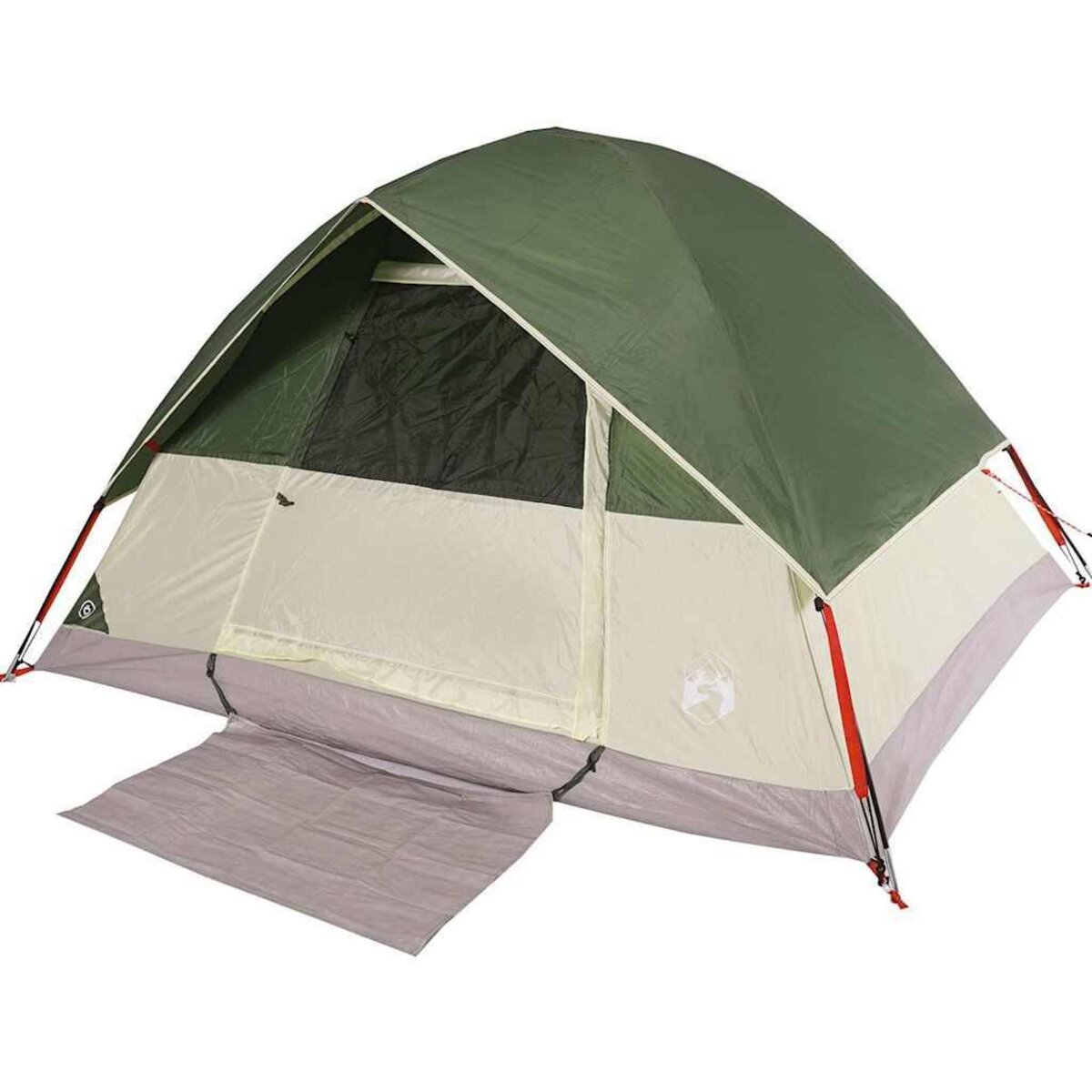 VIDAXL Tente de camping a dome 3 personne vert impermeable