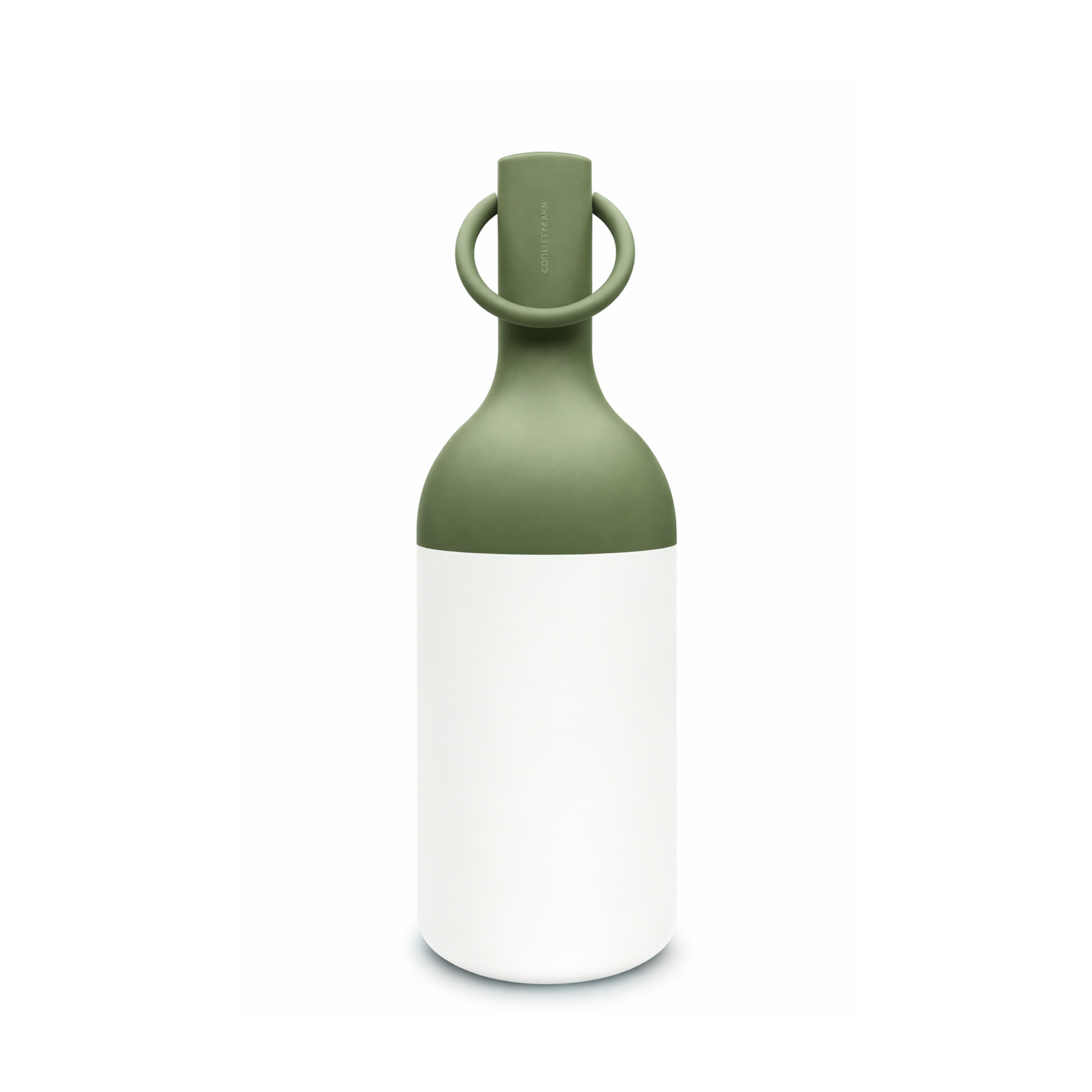 MAISON PAVANE Petite lampe nomade en plastique vert olive-Elo