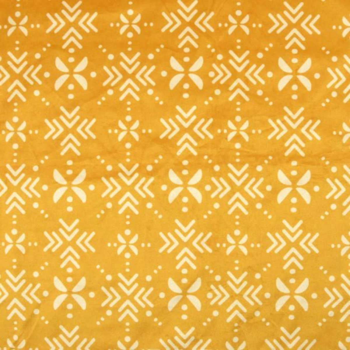 Paris Prix Housse de Coussin pour Chien & Chat  Ethnic  100cm Moutarde