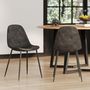 Voir la diapositive 2 : Rendez vous déco Lot de 2 chaises en cuir synthétique camel - Henrik