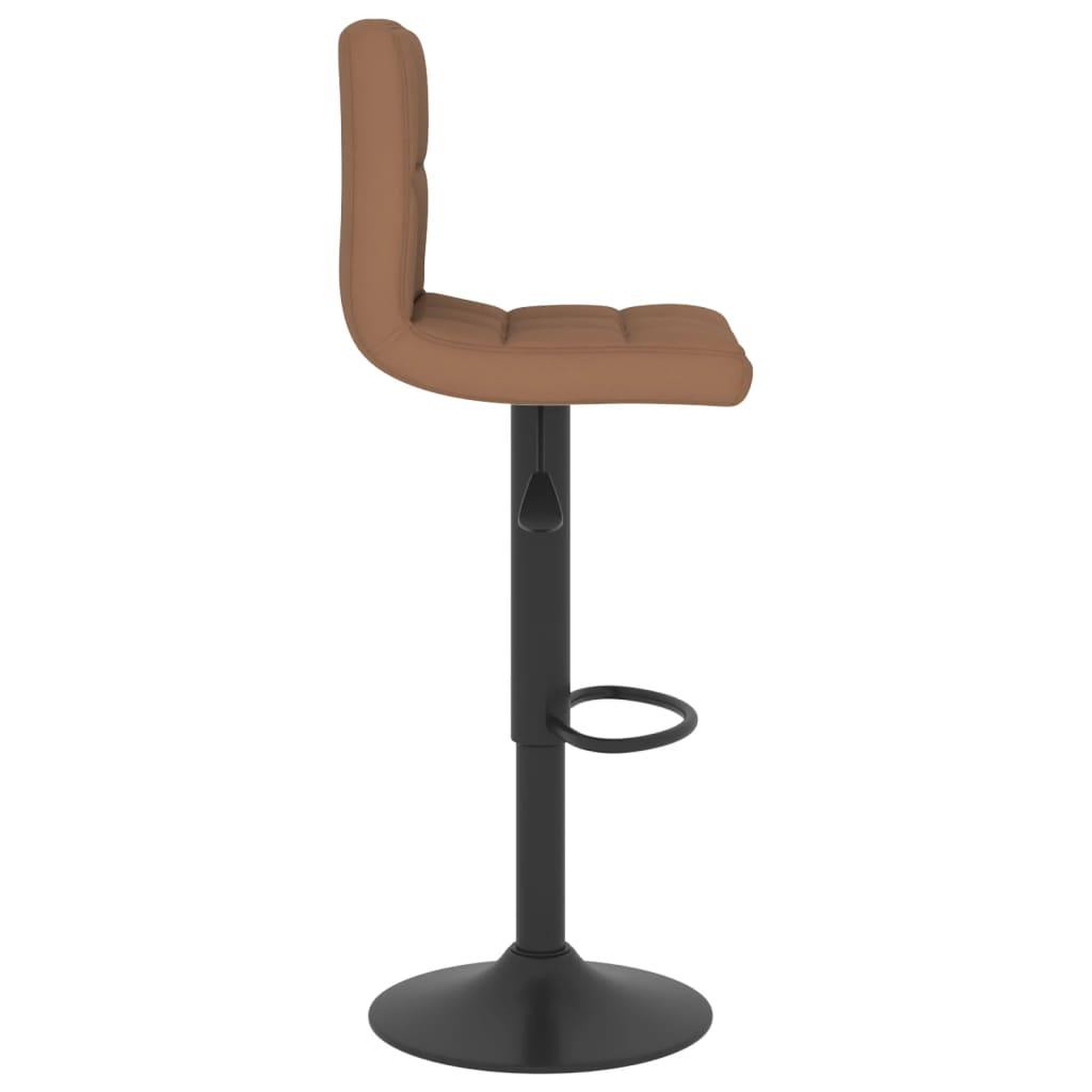 Voir la diapositive 5 : VIDAXL Tabourets de bar lot de 2 marron tissu