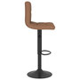 Voir la diapositive 5 : VIDAXL Tabourets de bar lot de 2 marron tissu