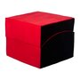  Fauteuil relaxant rabattable de forme préformé rouge-noir