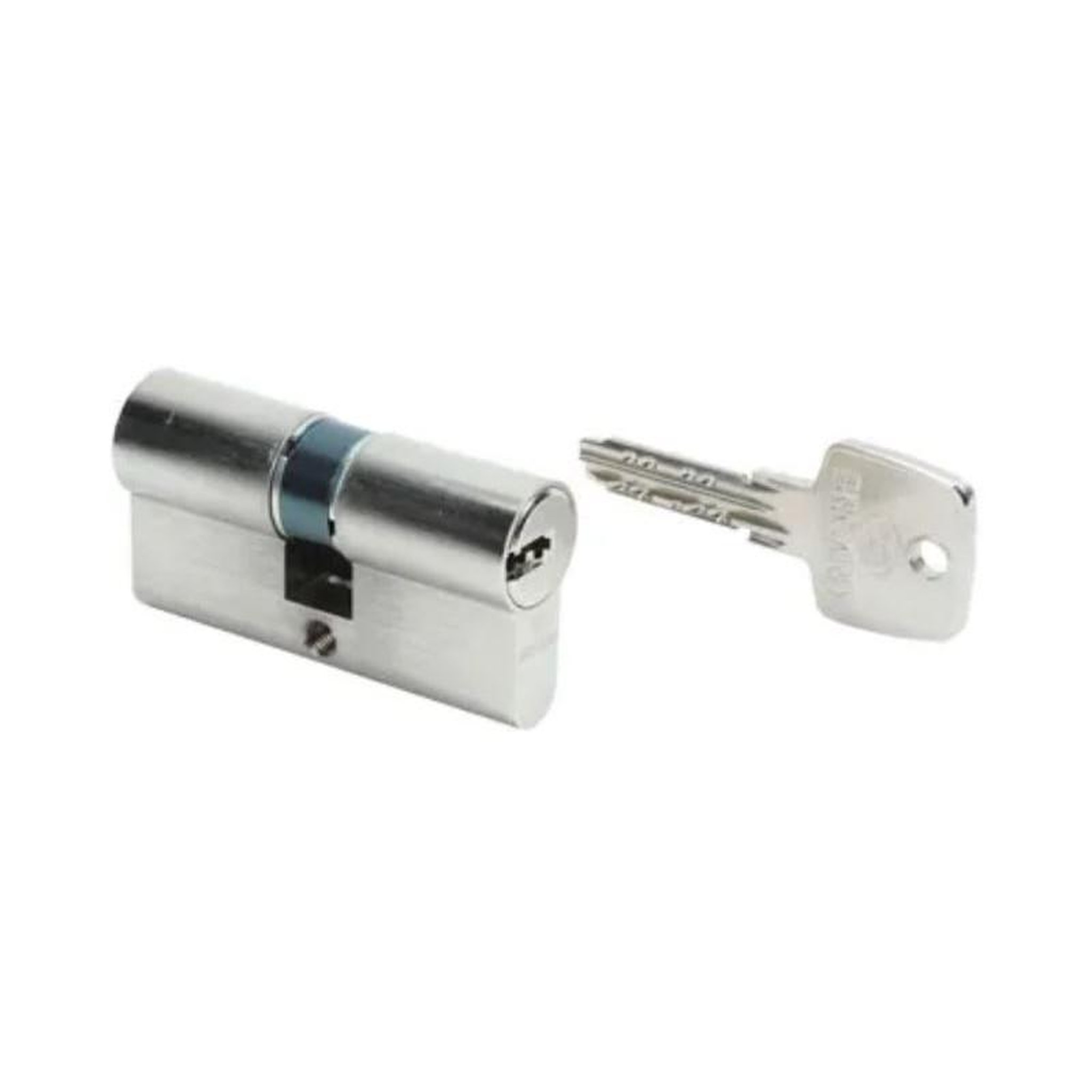 BRICARD Cylindre double entrée SERIAL nickelé A2P* longueur 60 30+30mm série 8161 BRICARD 4315070