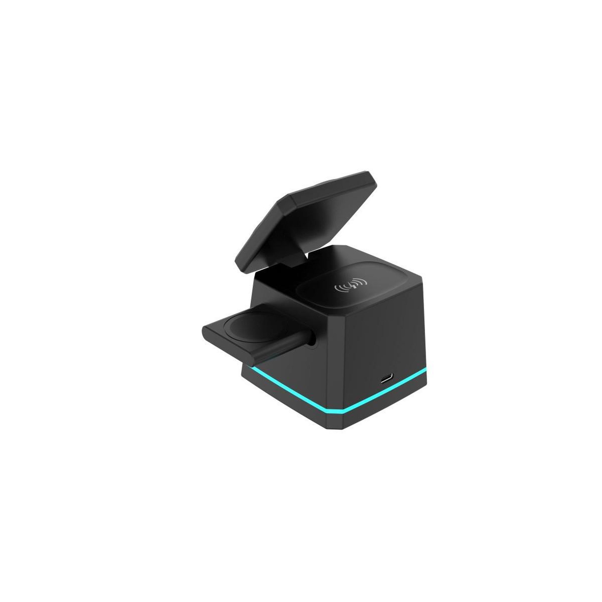 Voir la diapositive 3 : Energizer Energizer wcp307 chargeur d'appareils mobiles écouteurs, smartphone, smartwatch noir usb recharge sans fil charge rapide intérieure
