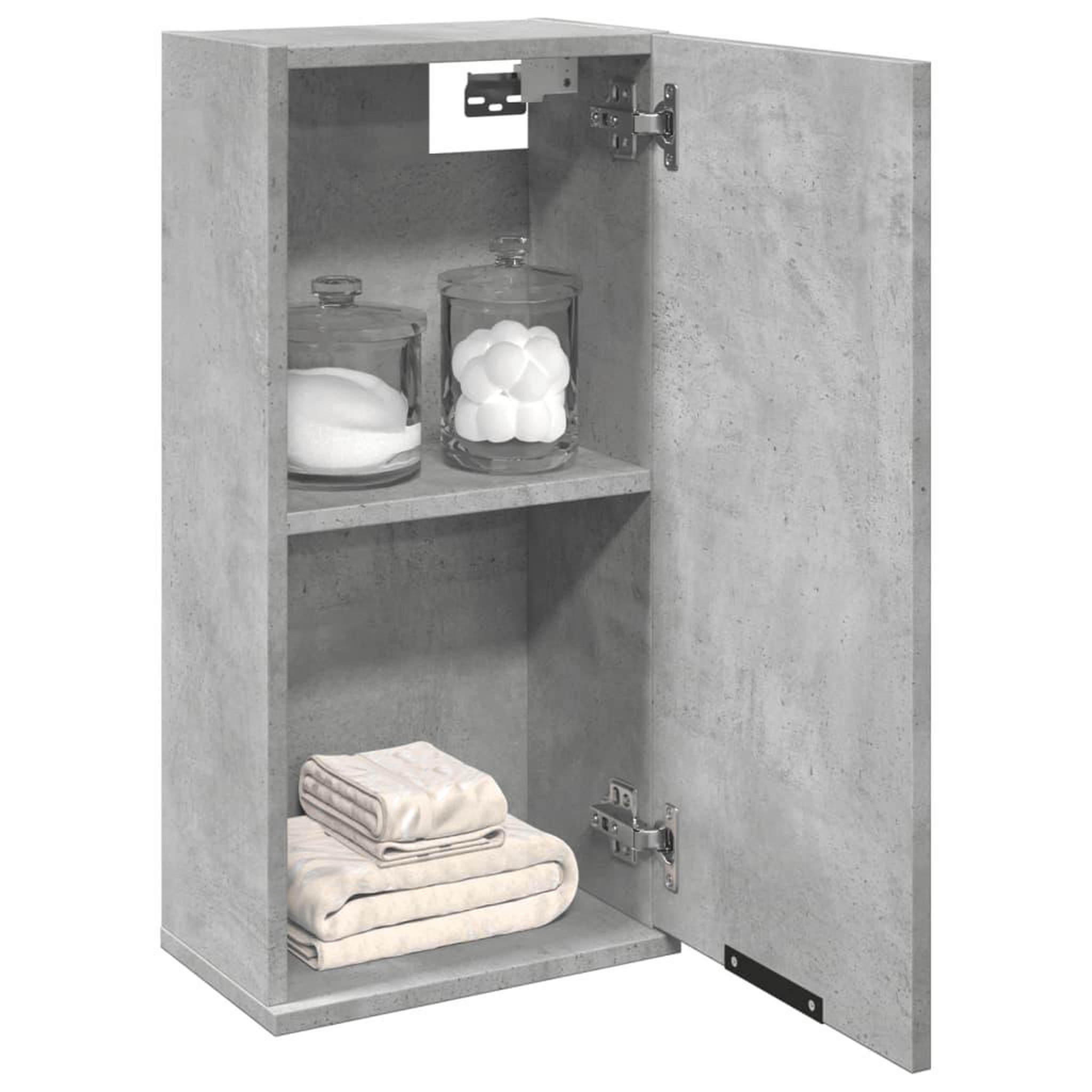 VIDAXL Armoire de salle de bain murale Gris beton 32x20x67 cm